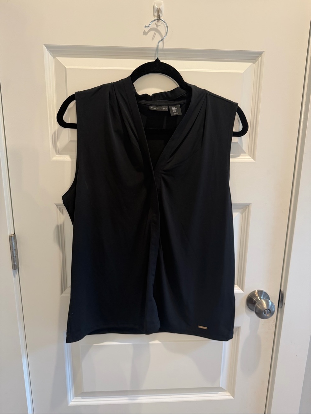 Women’s Sleeveless Black Blouse